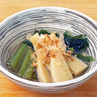 ＜一品＞ふきと竹の子の煮物