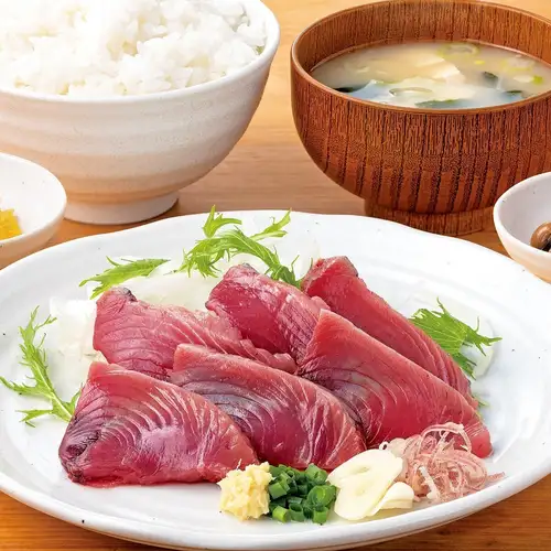 [新鮮]戻りかつお刺身　定食