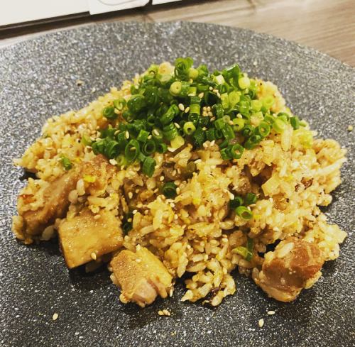 Fried rice with pork belly