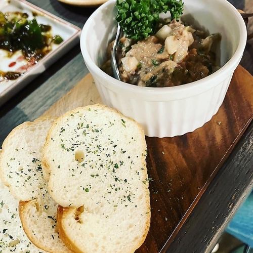 Mackerel, canned miso, mayonnaise, and coriander