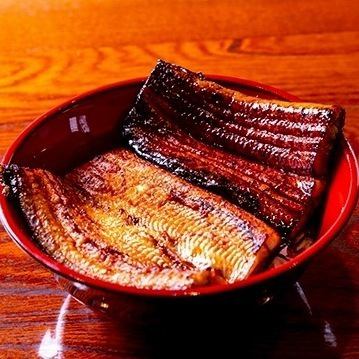 鰻の二色丼(たれ・みそ)