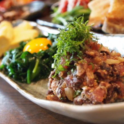 『取り分け手間要らず』個別盛りの国産本マグロ刺身と店主厳選の日本酒７種を含む2時間飲放題付