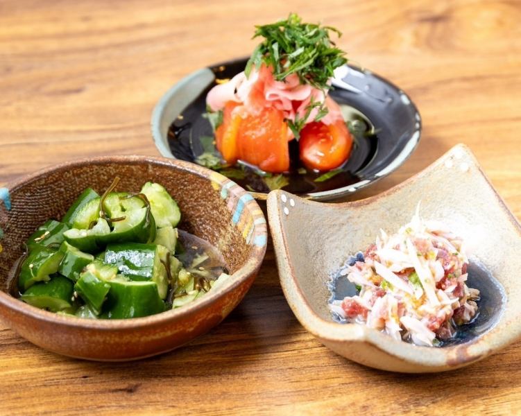 【創作おつまみ・一品料理充実】