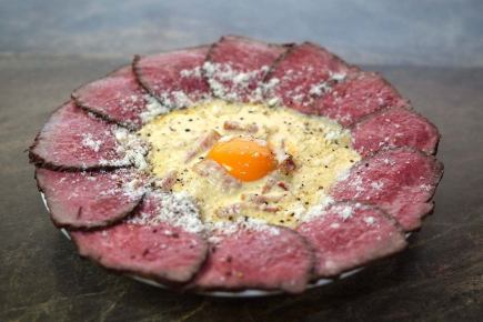 From January 4th: [Sirloin Carbonara with Single Noodles] ★Seating reservations only★ Advance reservations only! Reservations for single items only♪