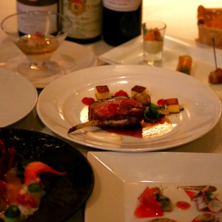 Menu B　季節の特選コース　10/3～11/6