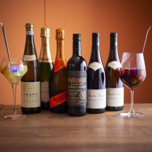 A selection of sommelier wines