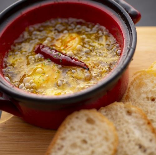 シーフードのアヒージョ