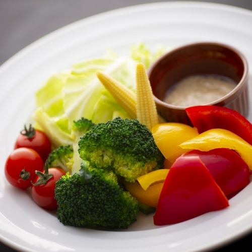 色どり野菜のバーニャカウダ