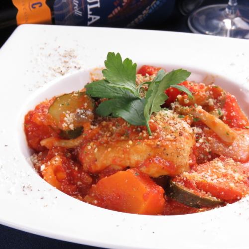 厚切りベーコンのスペッツァティーノ