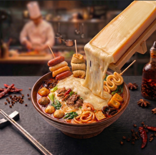 【ラクレットチーズ麻辣湯】選べるスープ★(麻辣 or 白湯)