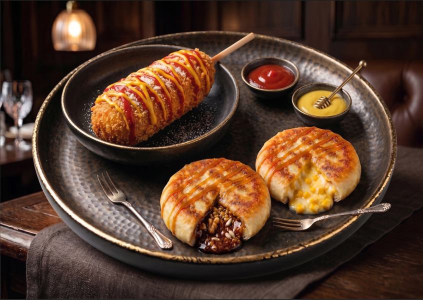 韓国屋台セット【ハットグ＆もちもちホットク】