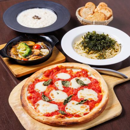 【全5品】取り分け式♪当日注文OK！おまかせコース3500円(税込)