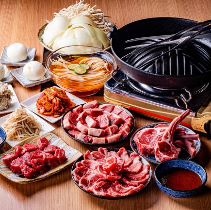 ラム肉4種 大満足DXコース(2時間飲み放題付)