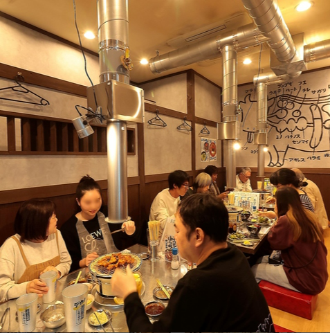 Warm atmosphere where you can have fun talking ♪ There is no doubt that you will have fun talking about drinking parties and girls' nights around the delicious hormone yakiniku!