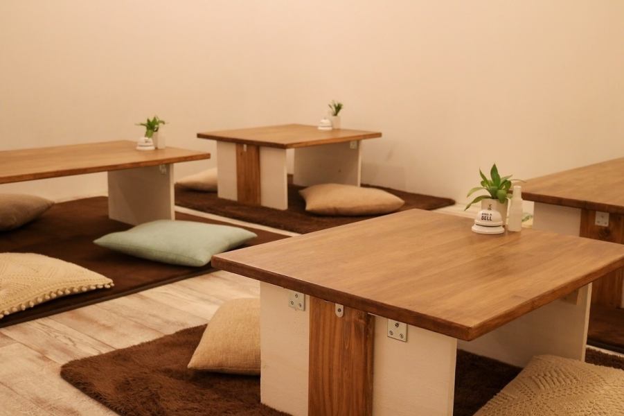We offer small tatami mat seats that are easy to eat even with small children, as well as for meal time to heal the tiredness of the day and evening dates in a relaxing mood.Children can easily see it, so you can enjoy your meal with peace of mind.Please use it for various scenes such as welcome and farewell parties and girls-only gatherings ♪