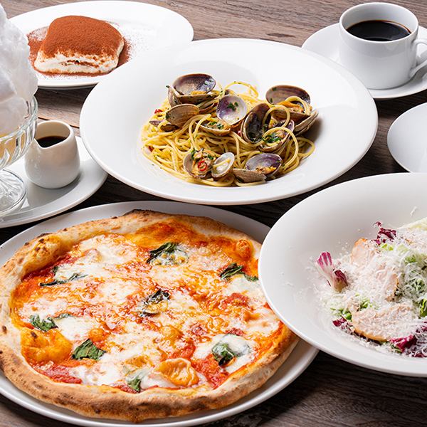 Weekday-only pasta sets and amore courses for 2 people are also available♪