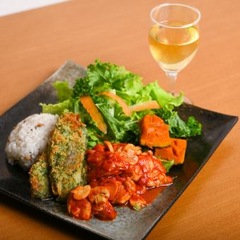 【MTGランチ宴会プラン】~お野菜たっぷりの体健やかランチ~全4品2600円(税込)