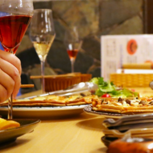 各種宴会にはコース料理を