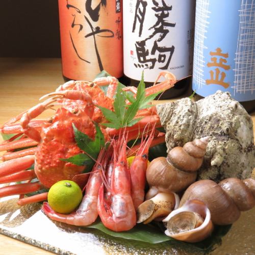 Seafood dishes with excellent freshness