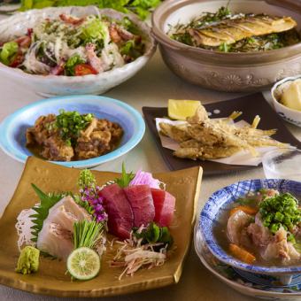 トロ壱仙台満喫コース　刺し盛り×鯖まぶし土鍋の人気2時間飲み放題付/全8品 4、500円 →3,500円