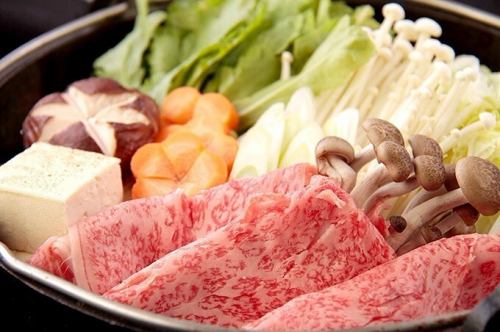 日本黑毛牛肉壽喜燒火鍋