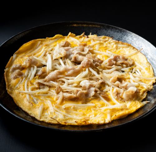Bean sprouts and egg