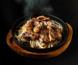 Wagyu beef rib hot plate