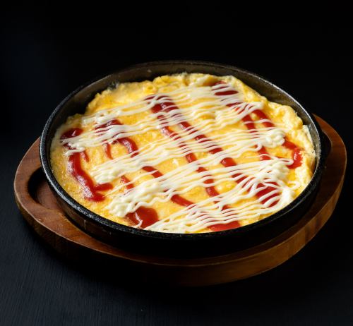 Cheese omelette iron plate