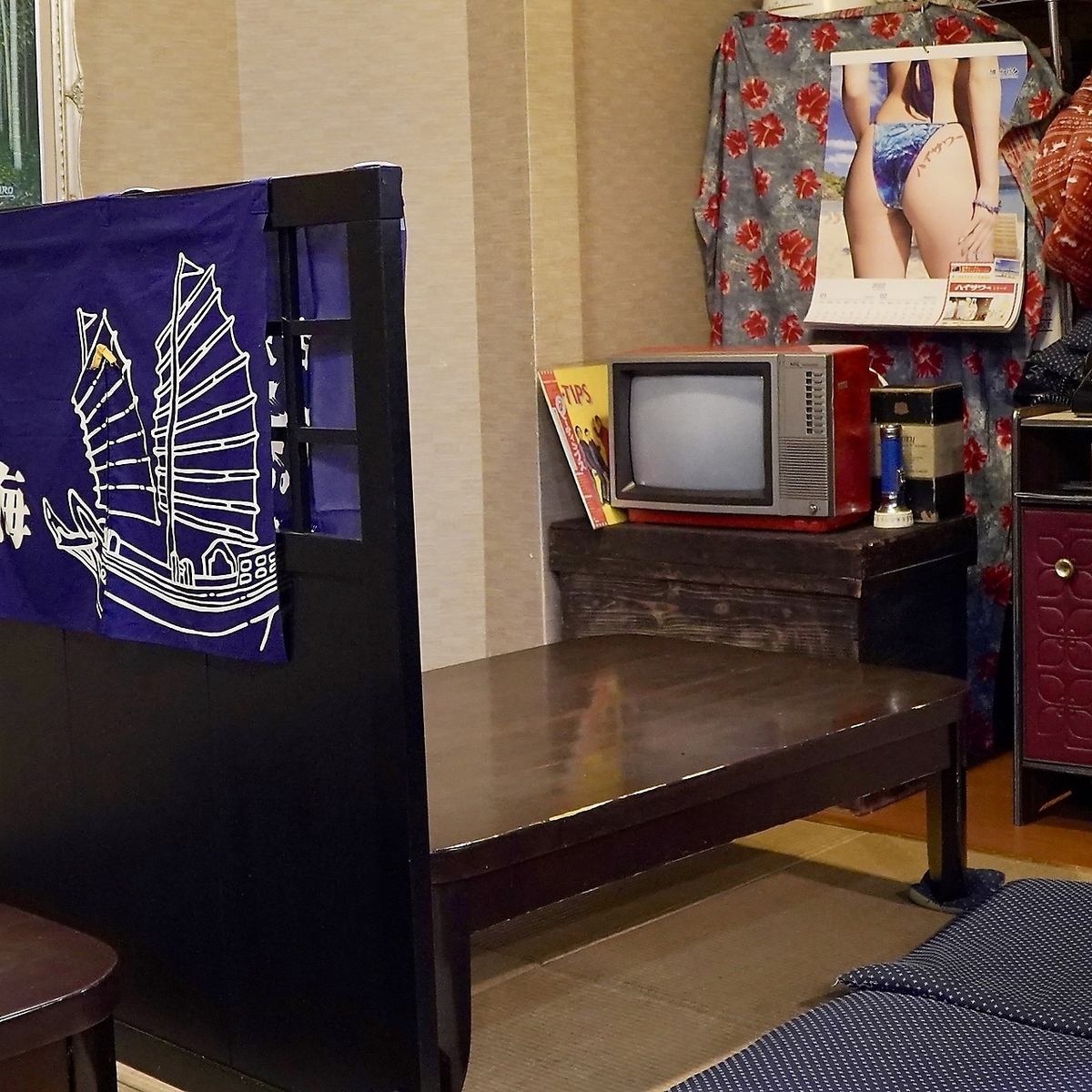 座敷でゆっくり♪沖縄料理と合わせてビール・泡盛・日本酒♪