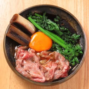 和牛鉄板すき焼き　1枚