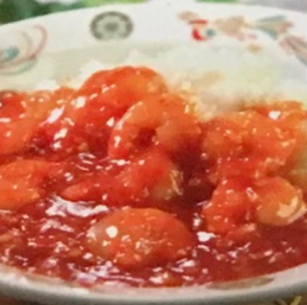 Rice with shrimp chili sauce ■ Super spicy ■
