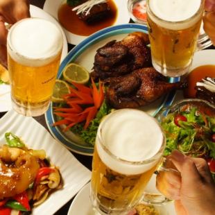 Our top recommendation ◎To your heart's content♪ Unlimited time [Japanese x Chinese x Korean cuisine] Premium all-you-can-eat and drink course 5,500 yen