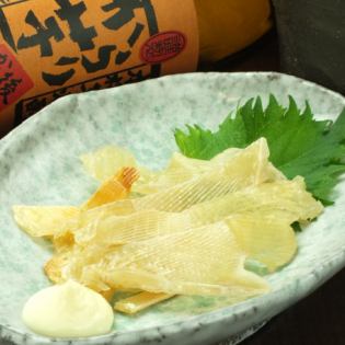 Octopus and Wasa / Changja / Rakkyo / Pickled Chinese Cabbage / Assorted Kimchi / Stingray Fin