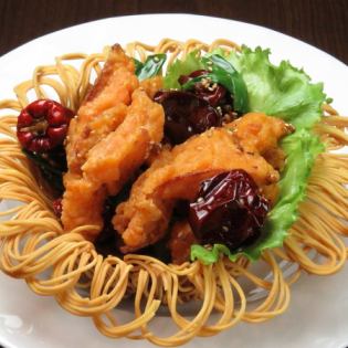 Stir-fried chicken cartilage Sichuan style
