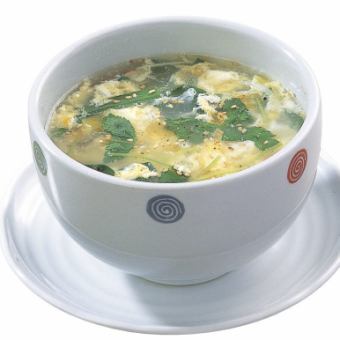 Egg and vegetable soup