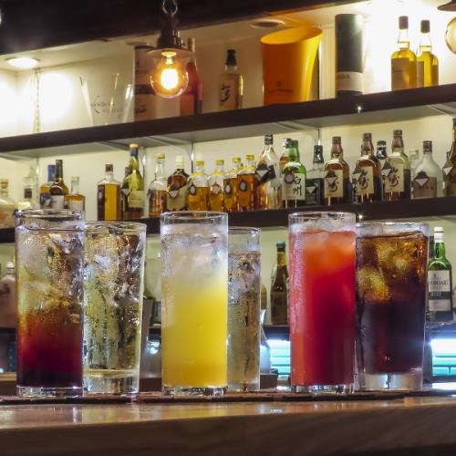 お料理によく合うお酒を豊富にご用意しております♪