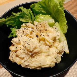 本日のいたちポテトサラダ