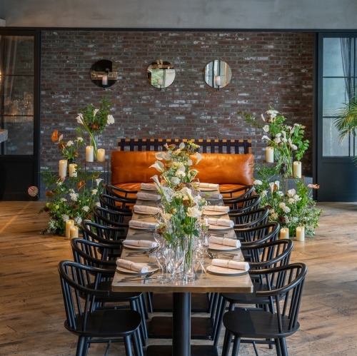 ホテルレストランならではのラグジュアリーな空間