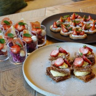 【春のLUNCHブッフェフェア開催】【30種以上の前菜ビュッフェ ＋選べる メイン料理付き】