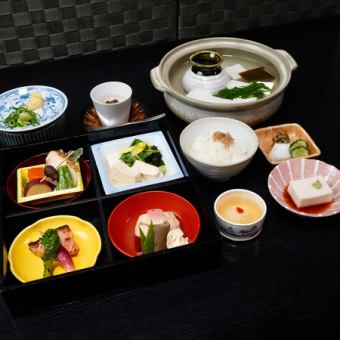 ☆Lunch menu Shokado bento (with yudofu)