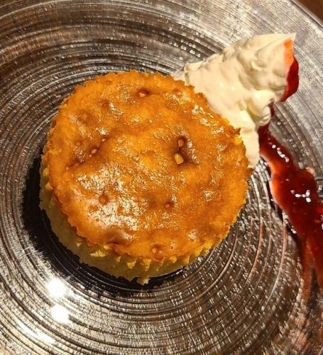 自家製バスクチーズケーキ