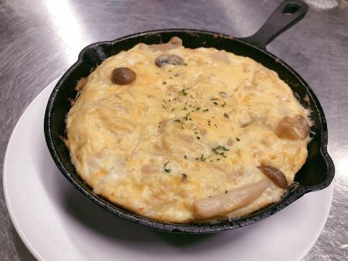 イタリアンオムレツきのこクリーム