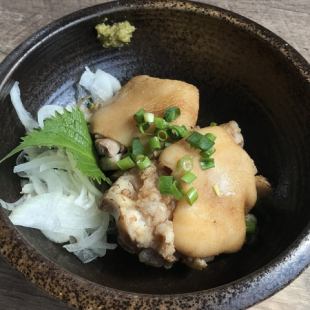 Boiled pig's trotters with ponzu sauce