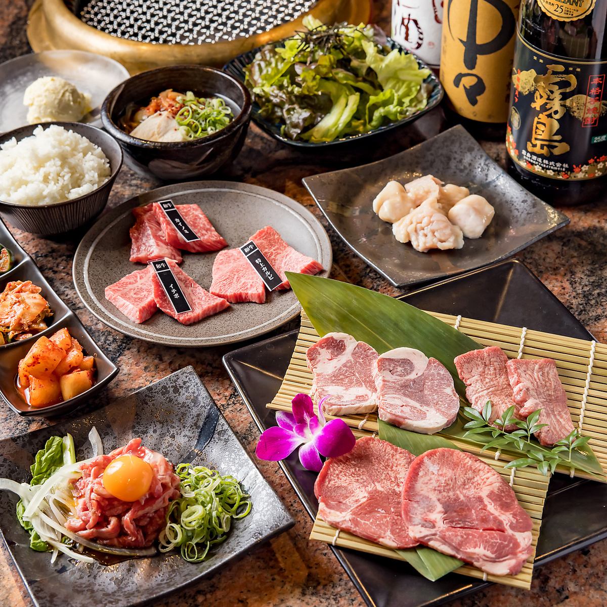 90分飲み放題付♪和牛を愉しむ”松コース”おひとり様8,800円！