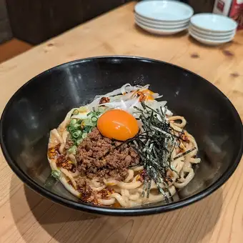 月見坦々まぜそば