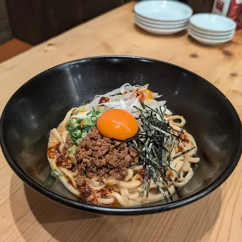 月見坦々まぜそば