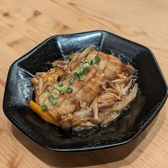 揚げ餃子 きのこ餡掛け