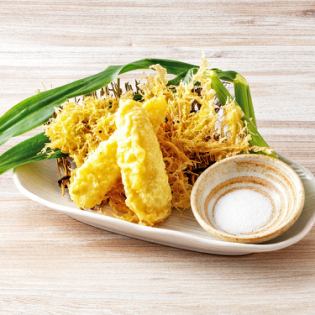 【旬野菜】ヤングコーンの天ぷら