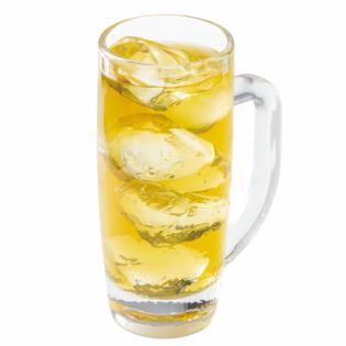 鍛高譚緑茶割り