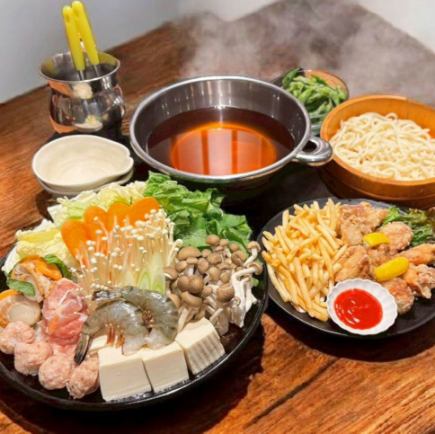 海鮮ちゃんこ鍋コース【90分飲み放題付】リーズナブルな宴会におすすめです♪